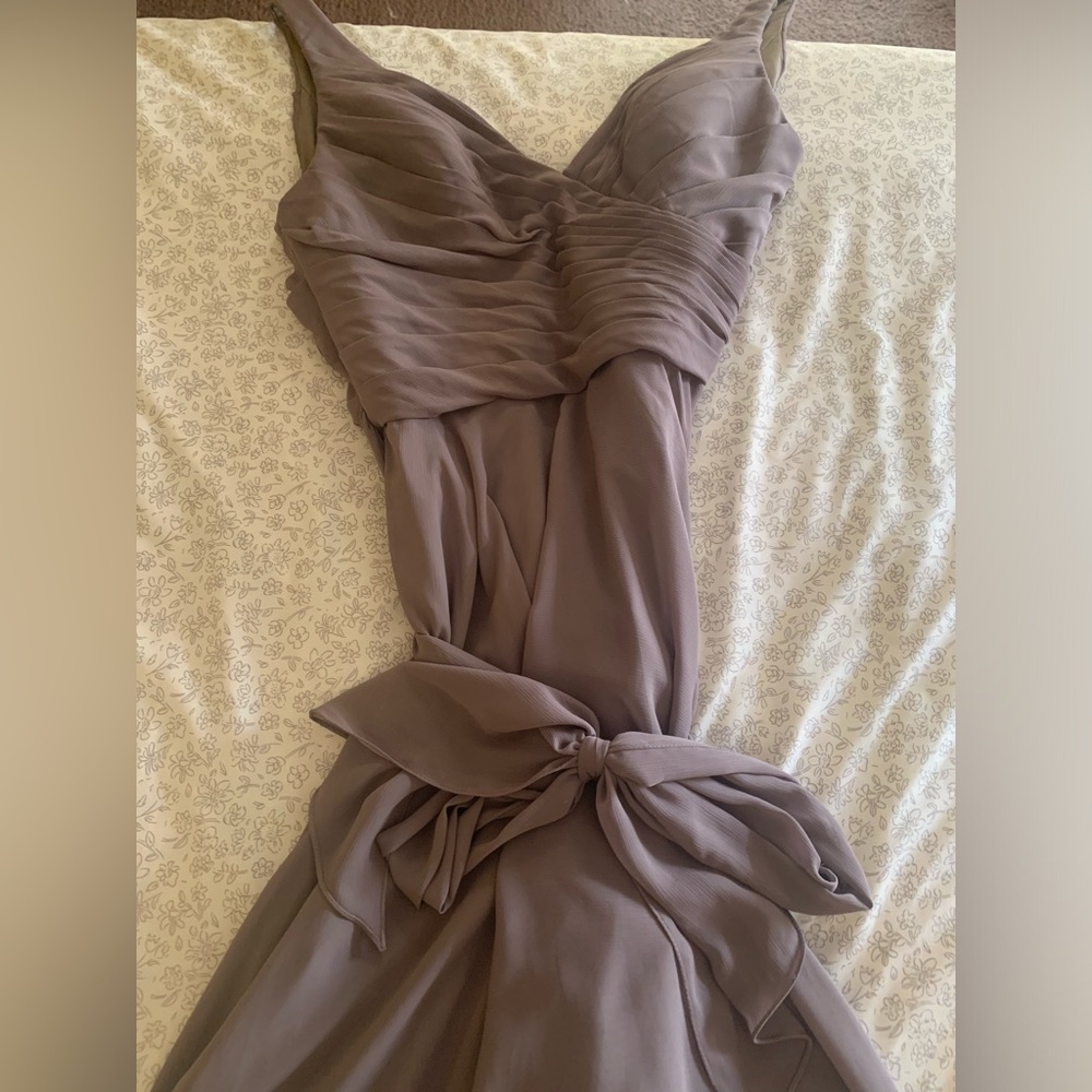 Grey dinner dress